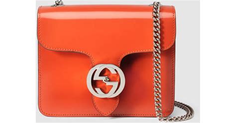 gucci interlocking bag orange|Gucci interlocking crossbody bag.